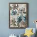 Winston Porter Topaz Garden I - Picture Frame Painting on Canvas in Black/Blue/Gray | 44 H x 31 W in | Wayfair CB80A93926B645CC80433A821BBF9872