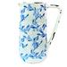 August Grove® Ceramic Blue & White Floral Pitcher Or Vase (blue & White-vine Print) Ceramic | 9.75 H x 7 W x 5 D in | Wayfair