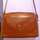 Dooney & Bourke Bags | Awl Dooney & Bourke Vintage Crossbody Satchel Bag | Color: Brown/Gold | Size: Os