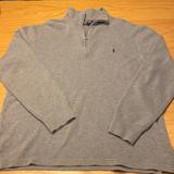 Polo By Ralph Lauren Sweaters | Cozy, Cotton Pullover Polo Sweater | Color: Gray | Size: M