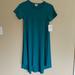 Lularoe Dresses | Lularoe Carly Dress, Size Xxs (Bnwt) | Color: Blue/Green | Size: Xxs