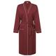 Amorbella Women Kimono Robe Lightweight Long Cotton Bathrobe (Wine Red, XL)