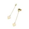 Luigi Merano - Ohrstecker mit Behang Herzen, Gold 585 Ohrringe 1 ct Gold Damen (118.99 € / 1 ct)