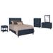 Birch Lane™ Deitrich Standard 5 Piece Bedroom Set Wicker/Rattan in Blue | Twin | Wayfair 99AFB6BDCE6C4D5B81045EEDB6C60E1F