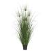 Vickerman 60" Artificial Potted Green Straight Grass and Cattails.