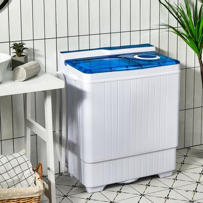 Costway 26lbs Portable Semi-automatic Washing Machine W/Built-in Drain - See Details