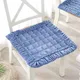 Coussins de chaise modernes en peluche douce 1 pièce tapis de tabouret lavable antidérapant pour