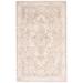 ECARPETGALLERY Hand-knotted Melis Vintage Cream Wool Rug - 5'7 x 9'0