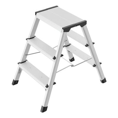Hailo Alu-Trittleiter »D60 Standardline« 2x3 Stufen grau, 60 cm