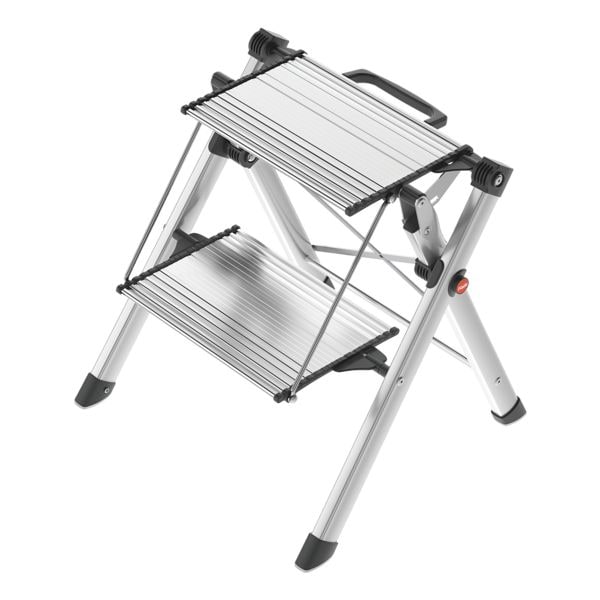 Hailo Komfort-Trittleiter »MK80 Comfortline« 2 Stufen grau, 44 cm Image