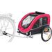 Bike Trailer for Dogs, Large, Red / Black