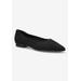 Women's Mireya Flat by Bella Vita in Black Knit (Size 7 1/2 M)