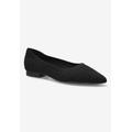 Women's Mireya Flat by Bella Vita in Black Knit (Size 10 M)