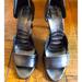 Gucci Shoes | Gucci Black Patent Leather/Silver Leather D'orsay | Color: Black/Silver | Size: 6