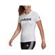 adidas Damen Essentials Slim Langarm T-Shirt, White/Black, XXL