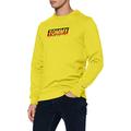 Tommy Jeans Men's TJM Essential Split Box Crew Sweater, Valley Yellow, L