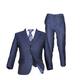 Boys Grey Light Blue Dark Blue Burgundy Pageboy Wedding Suit Kids Formal Suits