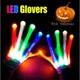 Gants d'éclairage Shoous LED avec batterie lumière clignotante Halloween fête de Noël cosplay