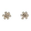 Gucci Jewelry | Gucci 18k Gold Pearl Diamond Flora Stud Earrings | Color: Yellow | Size: Os