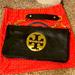 Tory Burch Bags | Like New~ Tory Burch Leather Flap Clutch | Color: Black | Size: Os