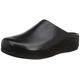 Fitflop Men's shuv Mule Leather Clog, Black, 10 UK