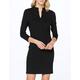 French Connection Women's Nuria LLA JRS VNK FR ZP BDY DS Casual Dress, Black, Medium