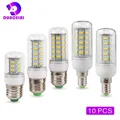 Ampoule épis de maïs lampe LED E27 E14 24 36 48 56 69 72 LED SMD 5730 220V lustre bougie