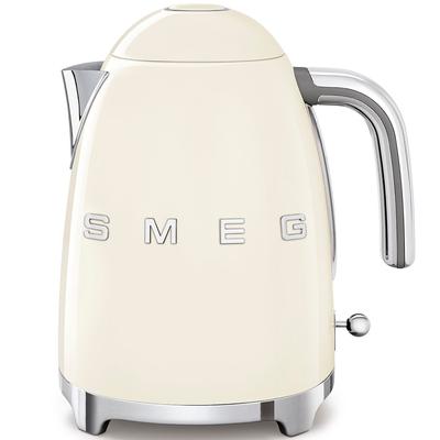 Smeg 50's Retro Style Aesthetic Electric Kettle, Cream