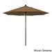 California Umbrella 7.5' Rd. Fiberglass Frame/Rib Commercial Market Umbrella, Push Lift System, Black Finish, Olefin Fabric