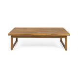 Nova Outdoor Acacia Wood Coffee Table by Christopher Knight Home - 41.75" W x 26.00" D x 11.75" H