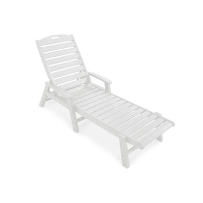 Trex Outdoor Furniture Yacht Club Chaise with Arms - Stackable