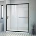 DreamLine Infinity-Z 36 in. D x 60 in. W x 74 3/4 in. H Sliding Shower Door and Shower Base Kit - 36" x 60" - 36" x 60"