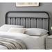 Ellen Classic Twin Size Black Metal Headboard