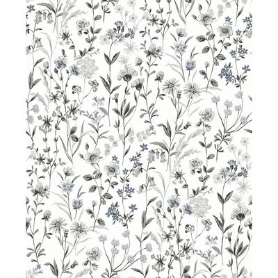 NextWall Wildflowers Peel and Stick Wallpaper