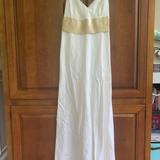 J. Crew Dresses | Jcrew Italian Linen Beach Wedding Dress Size 10 | Color: White | Size: 10