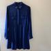 Madewell Dresses | Beautiful Blue 100% Silk Dress | Color: Blue | Size: 4