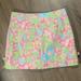 Lilly Pulitzer Skirts | Lilly Pulitzer Neon "Lilly's B & B" Monkey Skort | Color: Green/Pink | Size: 2