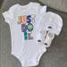 Nike Matching Sets | Nike Infant 3 Piece Set Nwot | Color: White | Size: 6-12 Months