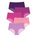 Plus Size Women's Stretch Cotton Brief 5-Pack by Comfort Choice in Purple Multi Pack (Size 9) Underwear