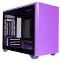 Cooler Master MasterBox NR200P Mini-ITX-PC-Gehäuse – Seitenteil aus gehärtetem Glas, hervorragende Kühloptionen, vertikales GPU-Display, werkzeuglose 360-Grad-Zugänglichkeit – Nightshade Purple