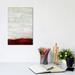 East Urban Home Red by Deb Chaney - Wrapped Canvas Painting Print Canvas in Red/White | 12 H x 8 W x 0.75 D in | Wayfair