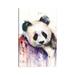 East Urban Home Panda by Dean Crouser - Wrapped Canvas Painting Print Canvas in Black/Gray/Green | 12 H x 8 W x 0.75 D in | Wayfair