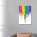 East Urban Home Rainbow Gay Pride by Notsniw Art - Wrapped Canvas Painting Print Canvas in Blue/Green/Yellow | 26 H x 18 W x 1.5 D in | Wayfair