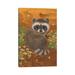 East Urban Home Raccoon & Mushrooms - Wrapped Canvas Painting Print Canvas in Brown/Green | 12 H x 8 W x 0.75 D in | Wayfair