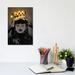 East Urban Home Rihanna by Octavian Mielu - Wrapped Canvas Painting Print Canvas in Black/Gray | 12 H x 8 W x 0.75 D in | Wayfair