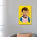 East Urban Home Eleven by Nate Jones - Wrapped Canvas Graphic Art Print Canvas in Blue/Yellow | 26 H x 18 W x 1.5 D in | Wayfair