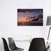 East Urban Home Hawaiian Sunset II by Bethany Young - Wrapped Canvas Photograph Print Metal in Blue/Gray/Red | 26 H x 40 W x 1.5 D in | Wayfair