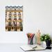 East Urban Home Paris Sunset II by Bethany Young - Wrapped Canvas Photograph Print Canvas in Black/Blue | 12 H x 8 W x 0.75 D in | Wayfair