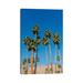 East Urban Home Palm Springs Palms IV by Bethany Young - Gallery-Wrapped Canvas Giclée Canvas in Blue/Brown/Green | 12 H x 8 W x 0.75 D in | Wayfair