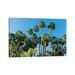 East Urban Home Palm Springs Palms III by Bethany Young - Wrapped Canvas Gallery-Wrapped Canvas Giclée in Blue/Green | Wayfair